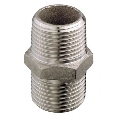 NIPLES DOPPIO IN ACCIAIO INOX DA 1"