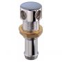 CHROME PLATED STRAIGHT BRASS VENT 3/4 X 20