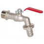 BALL VALVE P-RUBBER BRASS 1/2"