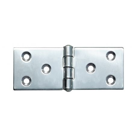 Stainless steel hinge AISI 316 mm. 100 x 40 x 2