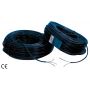 BLACK PLASTICIZED RUBBER CABLE 2 X 1.5