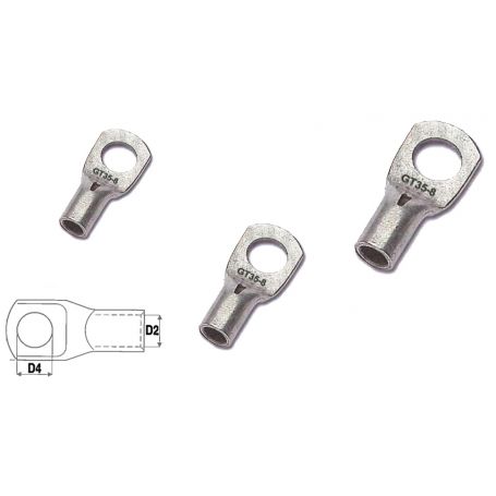 Cable lug with hole diameter 10.5 x wire diameter 7.1 25mmq