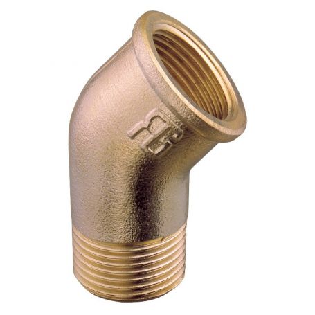 45Â° Brass Elbow 1/2" MF