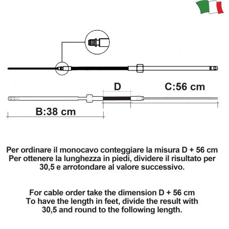 MONOCAVO ULTRAFLEX M58 FT 15