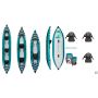 Inflatable KAYAK Spinera HYbris - dimensions 410x90 - 2 seats.