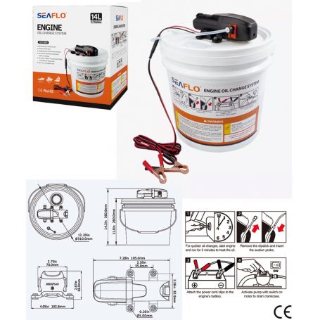 12V oil change kit