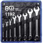 COMBINATION WRENCH SET IN CHROME VANADIUM, 8 PCS - 6-19 mm