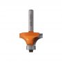 Concave milling cutter with cushioning. S.6 D.16.7x12.7x52.5 R2 dx.