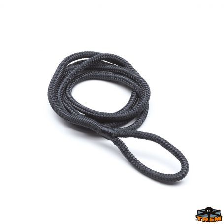 High tensile strength top for black fender ropes D.6 mm, L.1.5M