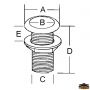 DISCHARGE AT SEA ALL AISI 316 THREADED FILLETS