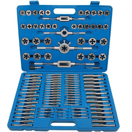 110-piece set of taps and dies M2-M18.