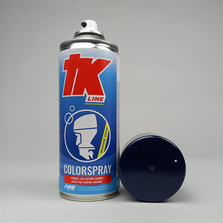 TK COLOR VERNICE SPRAY MOTORI MARINI EVINRUDE BLUE XP