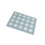 Transparent adhesive PVC bumpers mm.13x4 pack of 20 pieces.