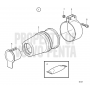 Premistoppa tenuta asse elica 25mm Volvo Penta 828254