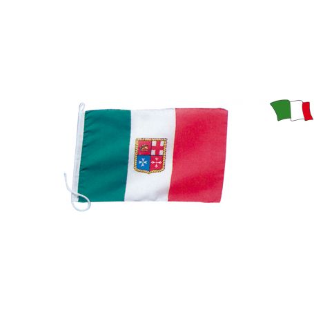 ITALY POLYESTER FLAG M.M. 20 X 30 CM