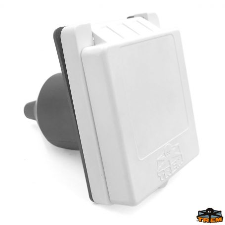 16A 250V socket - WHITE