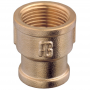 Brass reducer bushing from 1" to 3/4"