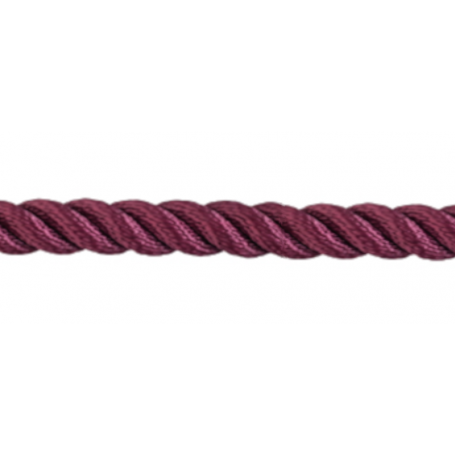 Burgundy braided fender rope diam. 08