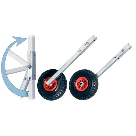 Tilting wheel for dinghy wheel 300x4