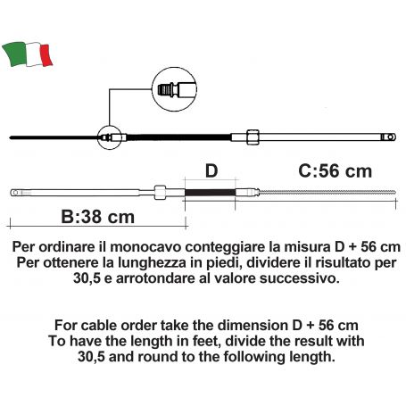 Cavo M58 da 20 FT