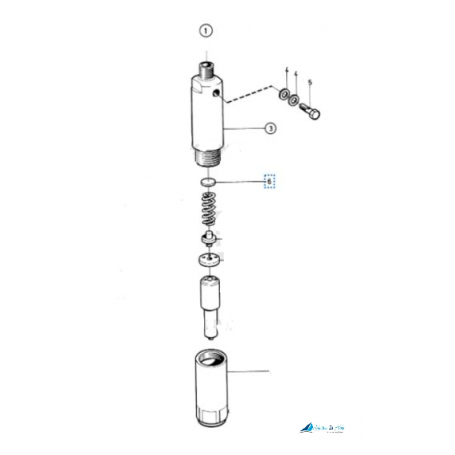 Rondella regolazione Volvo Penta 858906