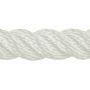 White 3-wood high tenacity polyester rope Ø16