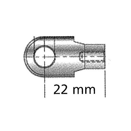 Uflex KSS02 Stainless Steel Gas Spring Eyelet End Fitting