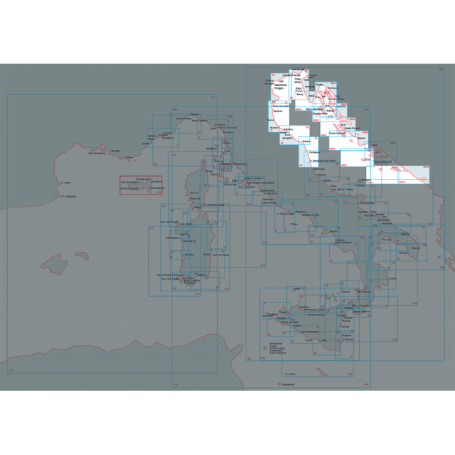 NAUTICAL CHART FROM PORT S.GIORGIO TO PORT CORSINI