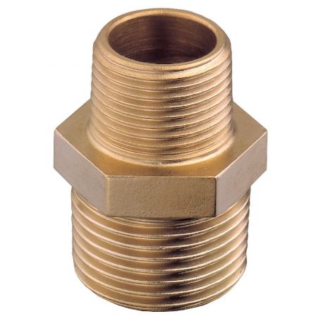 DOUBLE NIPLES RID. FIL- BRASS 3‘ X 2’1/2