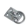 Chrome-plated ring with 40x30 mm mounting plate – 25 mm diameter