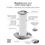 Retractable table light Aurora round SS bezel