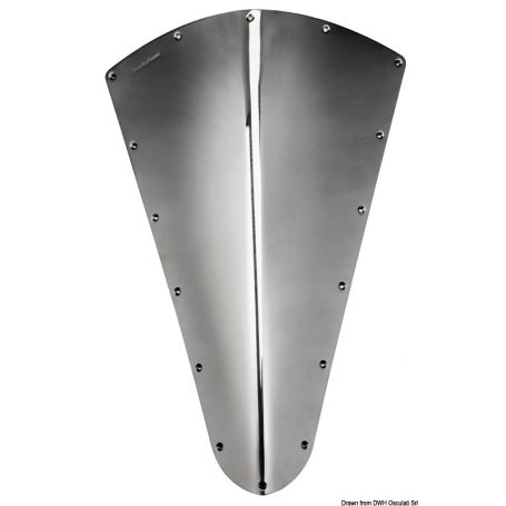 Stainless steel AISI316 bow shield DOUGLAS MARINE