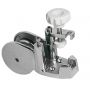 Bow roller with anchor stopper.