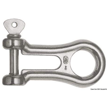 Connettore a cavallotto KONG Chain gripper in acciaio inox 316