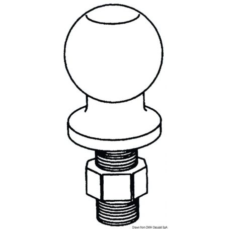 Sfera per gancio traino