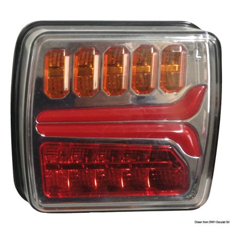Dynamic LED rear light.
