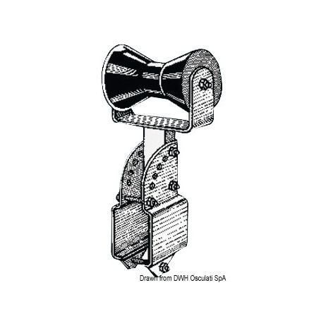 Central pulley holder
