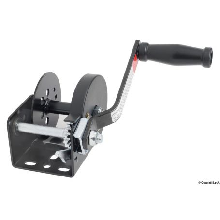 Boat hoist winch.