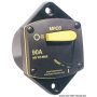 Stainless steel thermal-magnetic circuit breaker for winch and bow thruster protection, with electrical terminals.