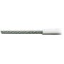 Stainless steel AISI 316 cable coated in white PVC.