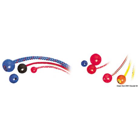 Nylon stopper balls in various colors.
