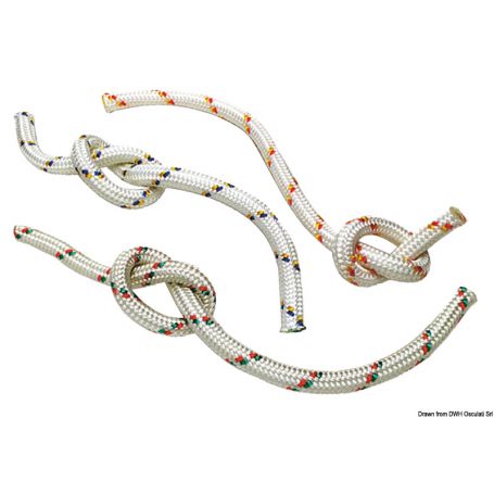 Double low-stretch polyester high-tenacity braid