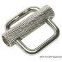 Buckle with stainless steel slider.