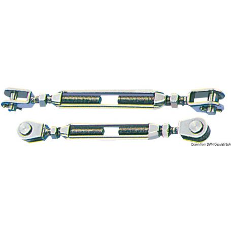 Tensioner with two fixed forks