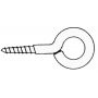 Occhiolo in acciaio inox a vite