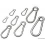 Mirror polished stainless steel AISI 316 carabiner