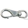 Moschettone in acciaio inox con girella