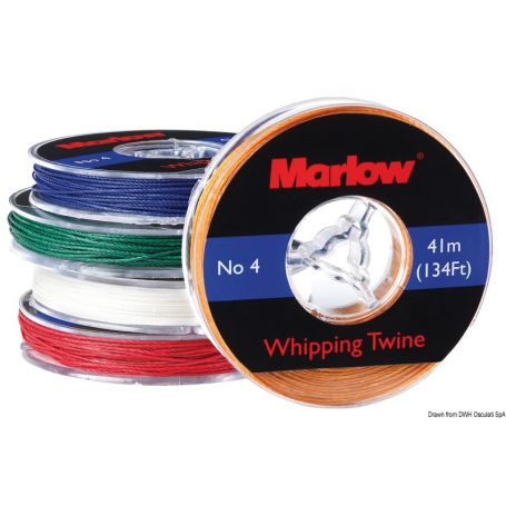 Waxed polyester MARLOW rope.