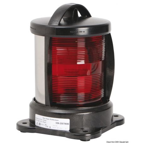 Navigation lights for vessels up to 50 m DHR with MED approval 2014/90/EU.