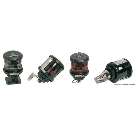 Navigation lights for vessels up to 20 m DHR with MED approval 2014/90/EU.
